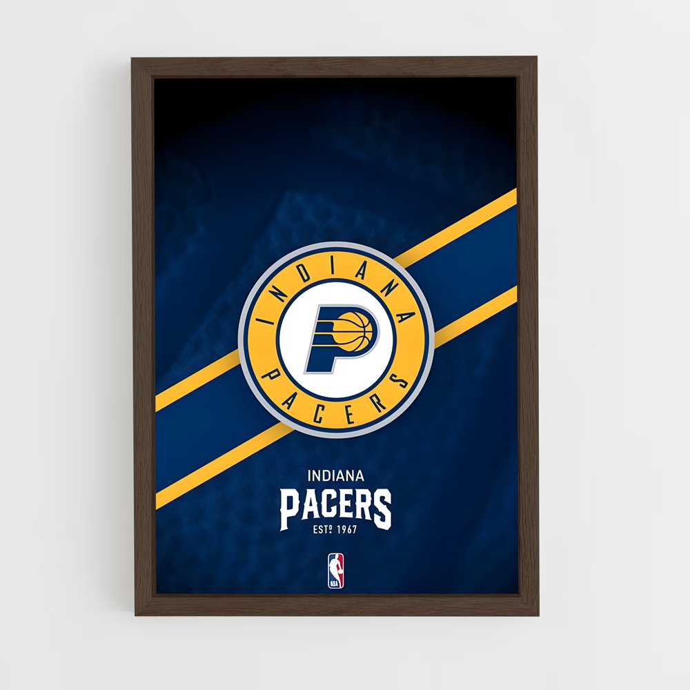 Poster Pacers Éclipse – affiche Basketball (vue 5)